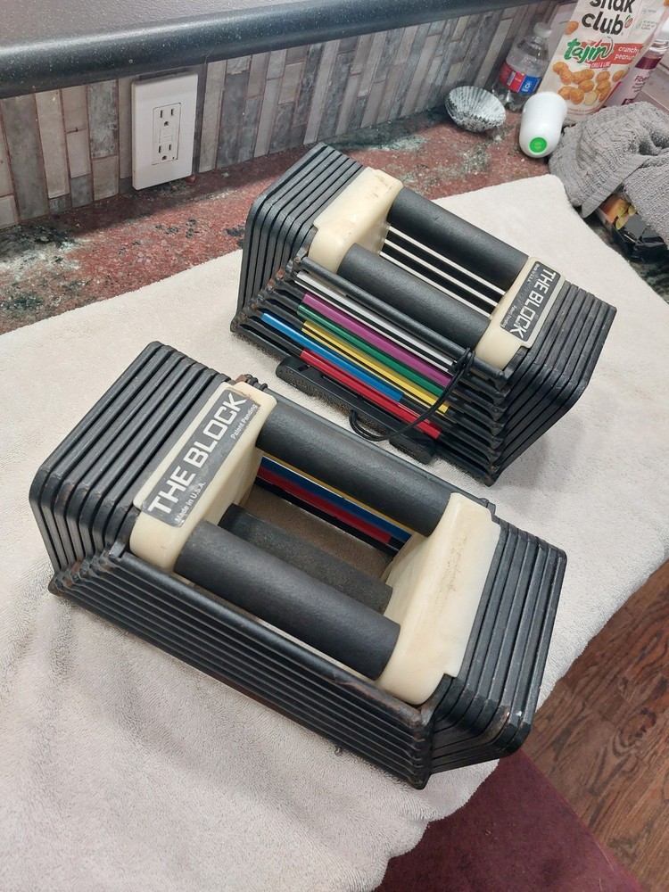 The Block Weights Two 45 Pound