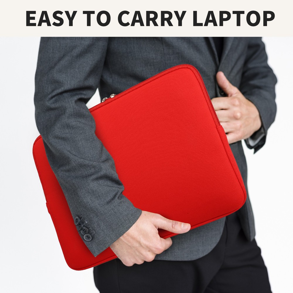 Laptop Case Shockproof Computer Sleeve for 13" Lenovo Notebook Red