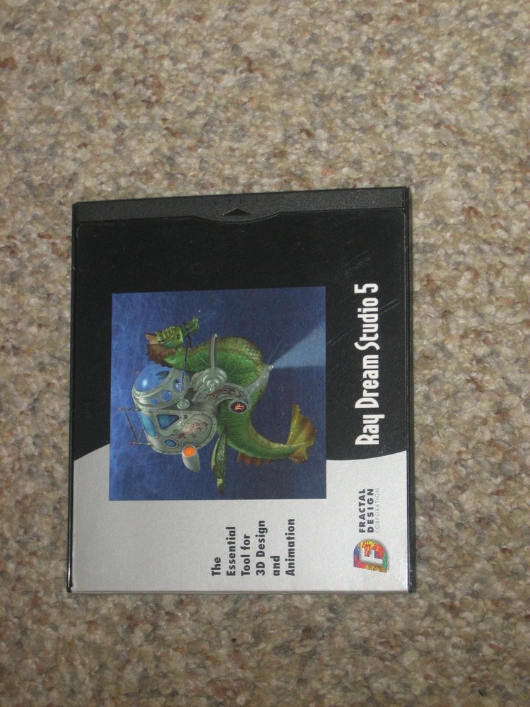 Ray Dream Studio 5 Vintage 3D Design Software for Mac and PC