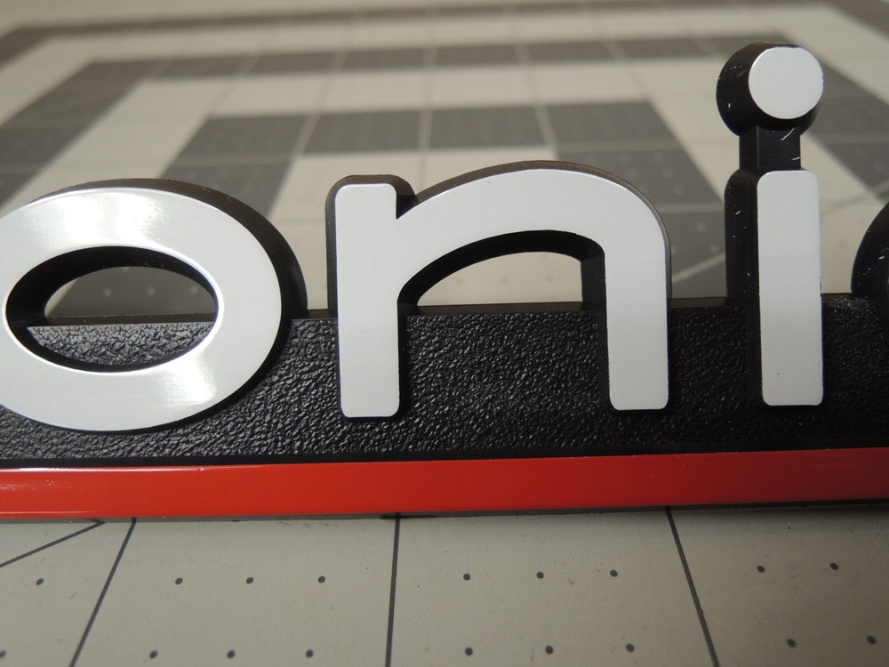 New Sonic Speaker Genuine 6" Wide Replacement Plastic Logo Nameplate