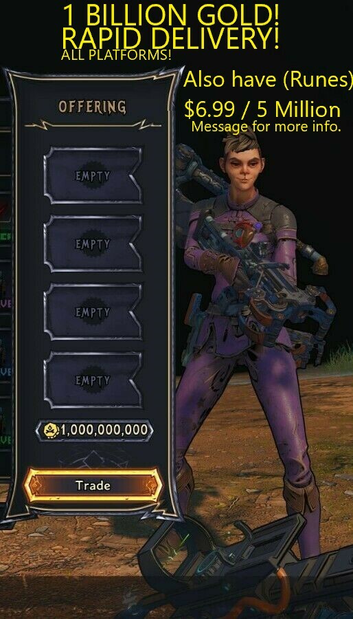 Tiny Tina's Wonderlands - 1 BILLION GOLD - (PC/PS/XBOX)