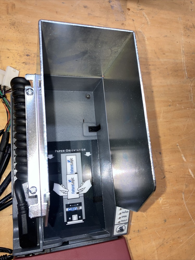 Futurelogic Gen 2 Universal Ticket Printer /Harness Clean Slot Machine Printer