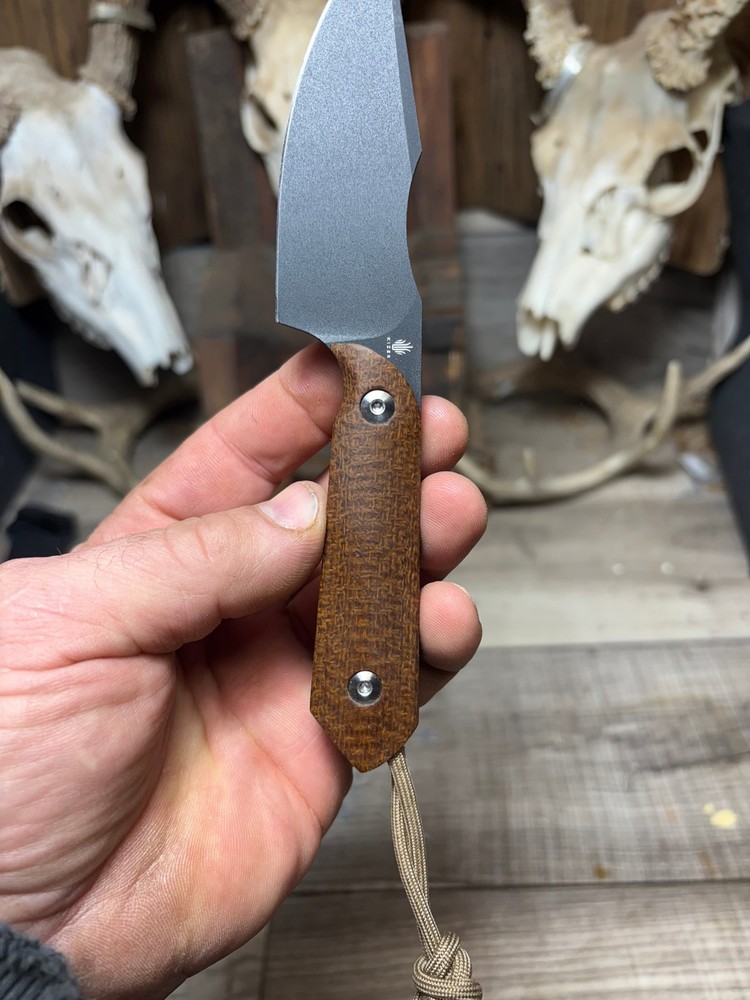 Kizer Harpoon Micarta Handles