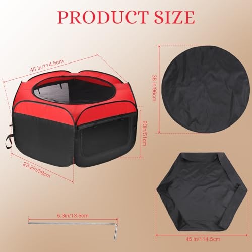 Brooder Box for Chicks - Chicken Brooder Kit with Dual Doors Playpen Only