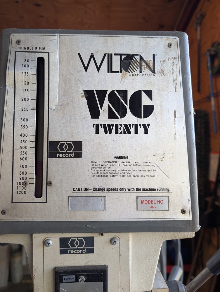 Wilton VSG-20 Variable Speed Drill Press REDUCED $$$ Model 2025