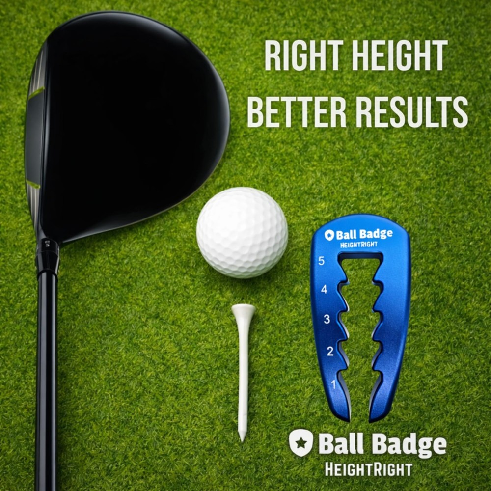 Adjustable Golf Tee Height Tool – Precision Height Setter for Consistent Swings