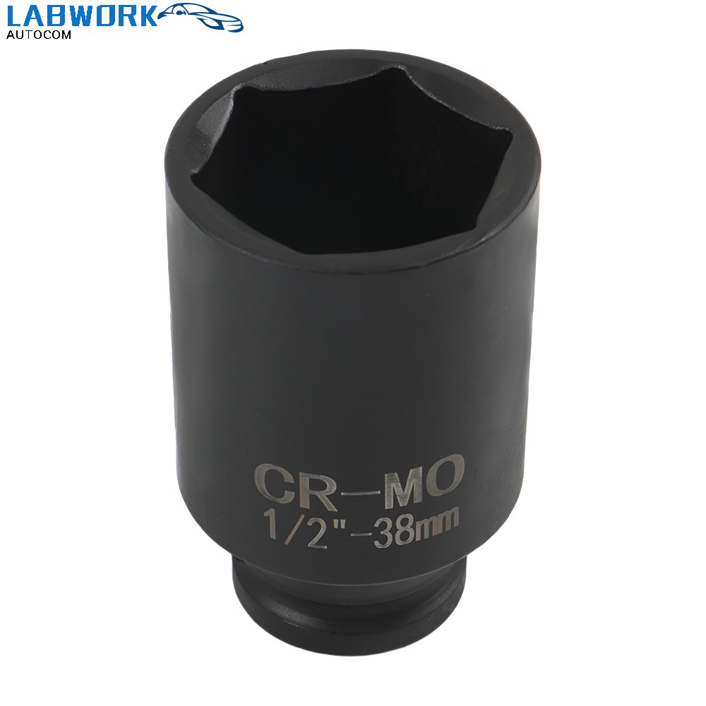 Deep Impact Socket Tool 9Pcs/Set 1/2" Drive Metric Axle Hub Nut Socket 29-38mm