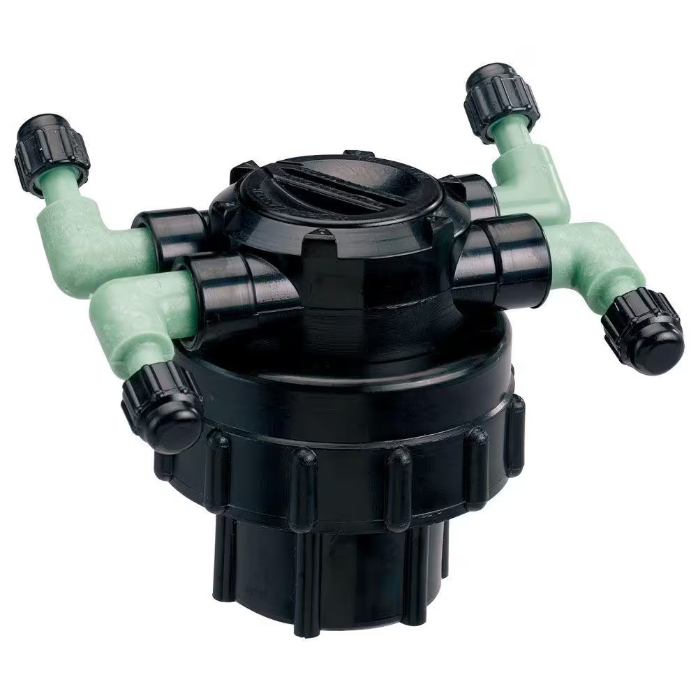 4-Port Manifold with Adjustable Flow
