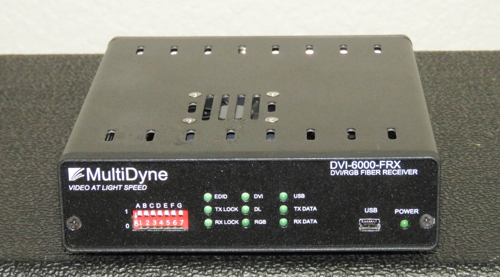 MultiDyne DVI-6000 FTX & FRX Transmitter/Receiver Set (optical/DVI Video) OFFER!