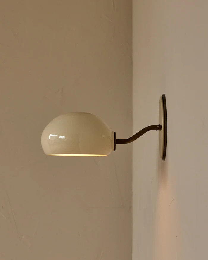 Handmade Brass Wall Sconce Baker Wall Sconce - Single