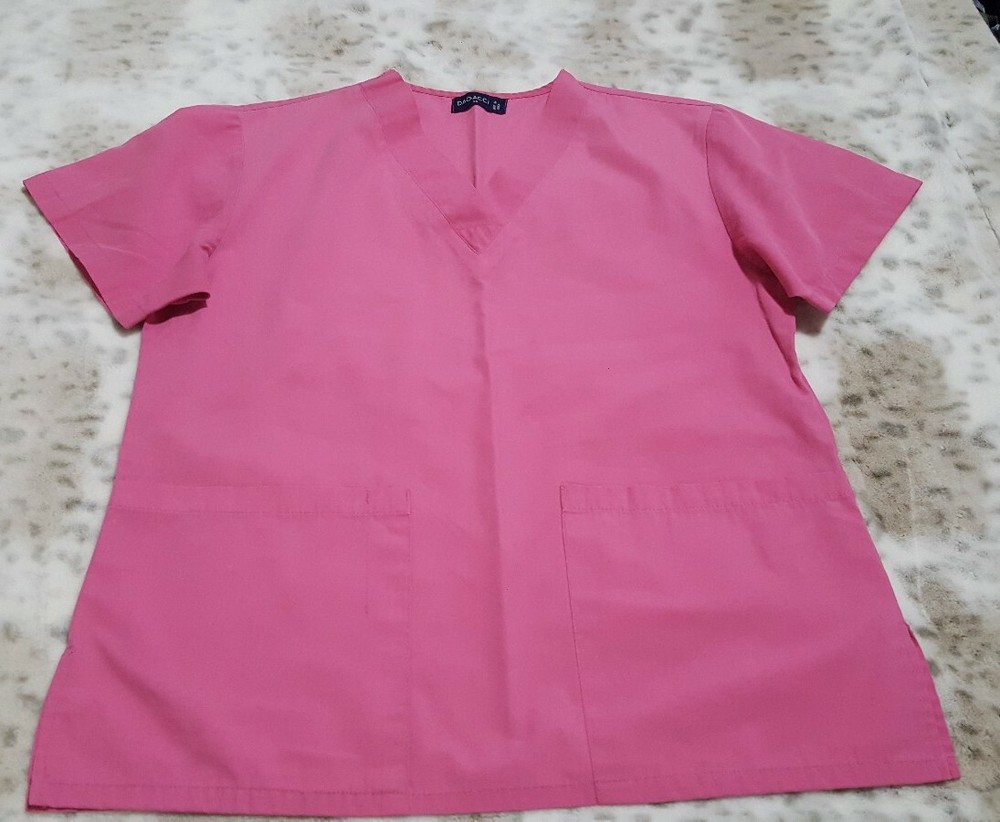 Dagacci Scrub top size XS pink color