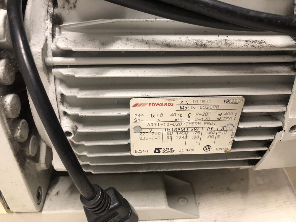 EDWARDS E2M30 Dual Stage Rotary Vane Vacuum Pump - TESTED