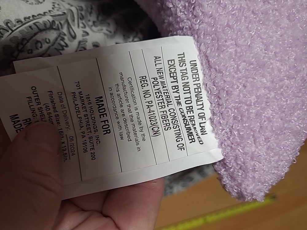 TWO PURPLE TREE PILLOWS ( BIN PP)