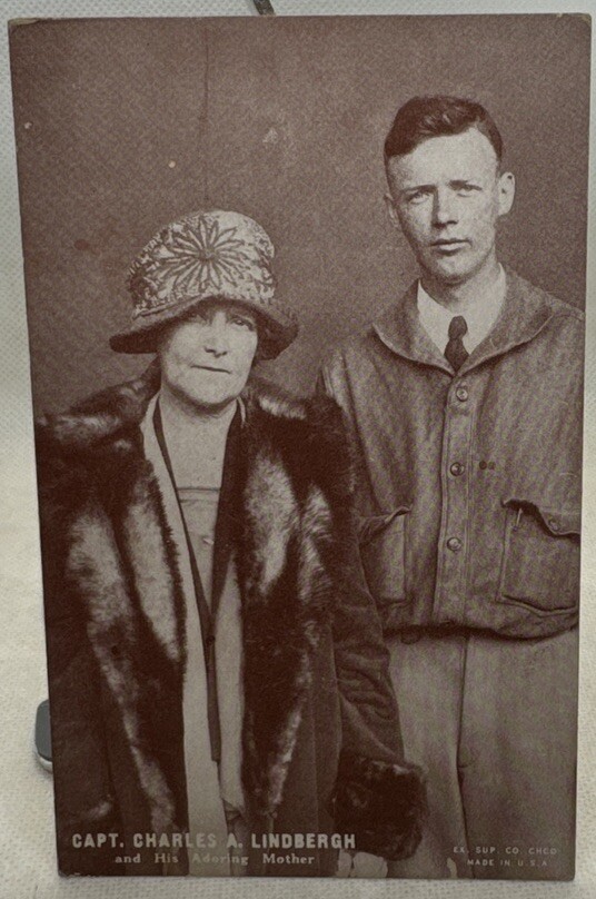 Vintage CHARLES LINDBERGH Arcade Card