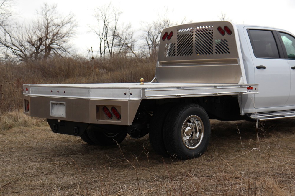 Aluminum Chamfered Rancher 60" CA Popup - Toolboxes, No Drop Sides