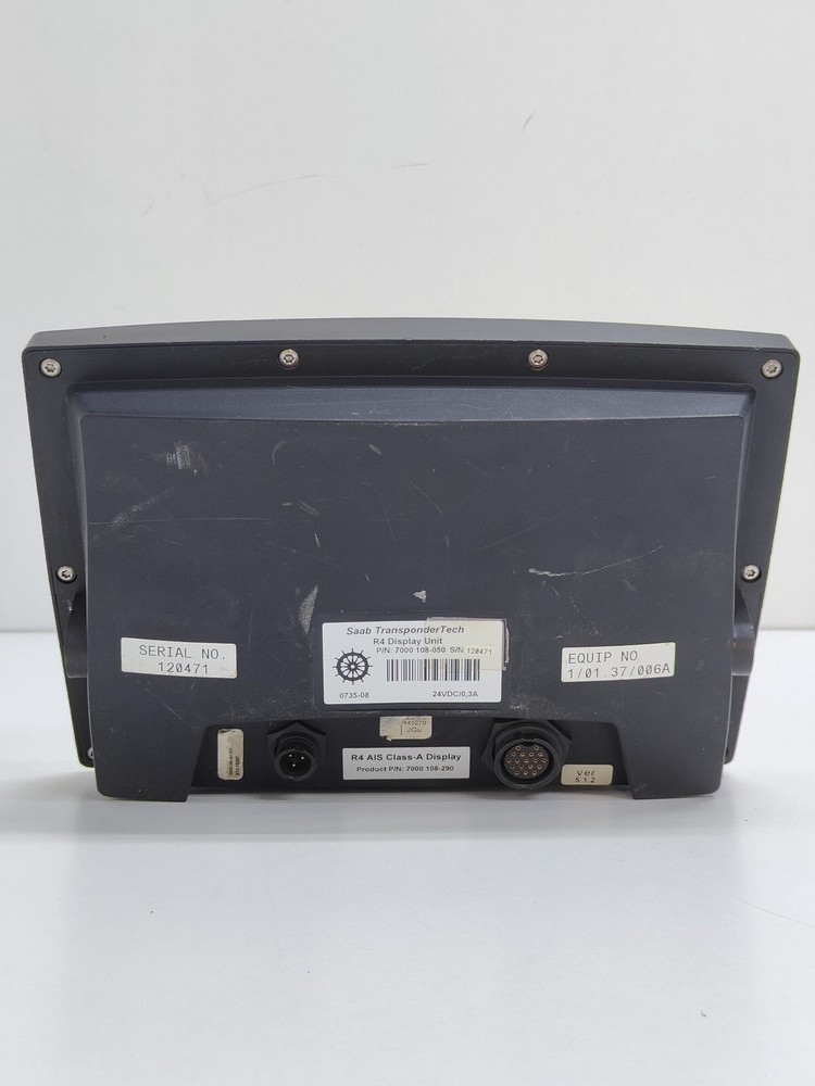 SAAB TRANSPONDERTECH R4 DISPLAY UNIT, HC#161 (TESTED)