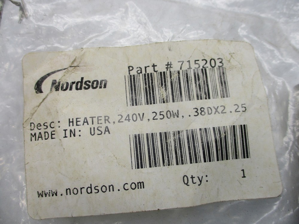 NORDSON 715203 HEATER NSMP