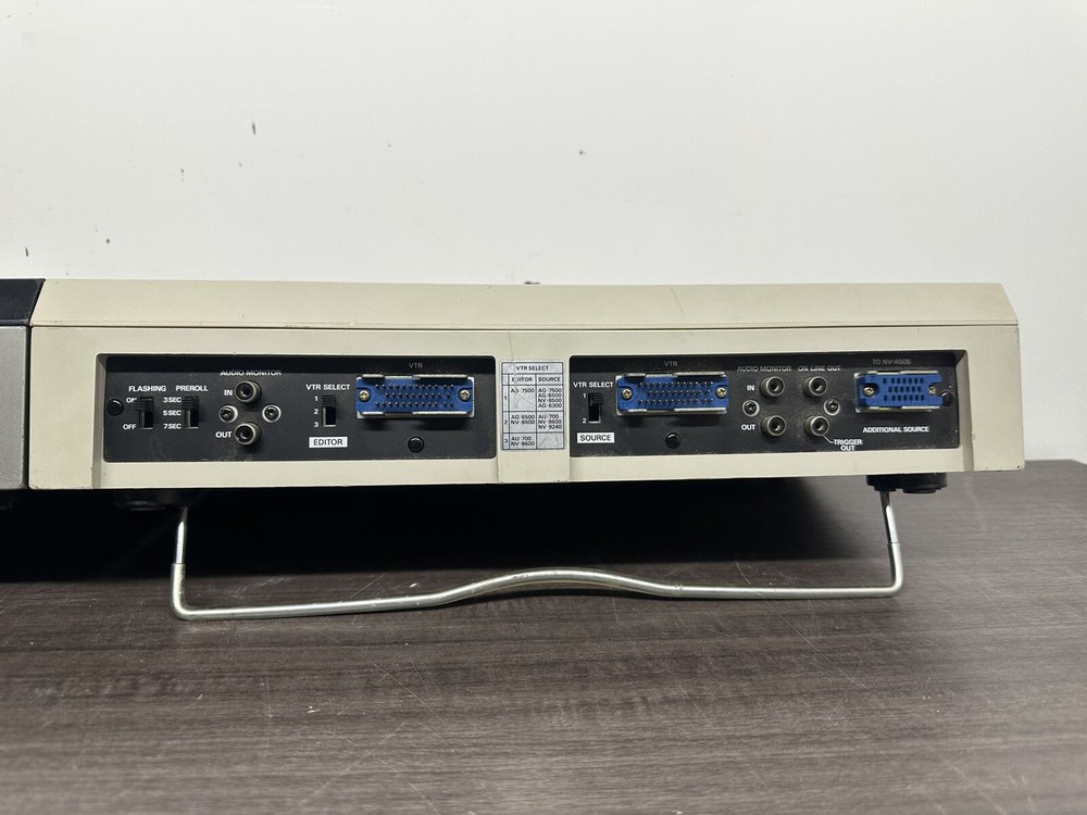 2 Panasonic Linear Video Edit Controller AG-A650 & AG-A750 - G54