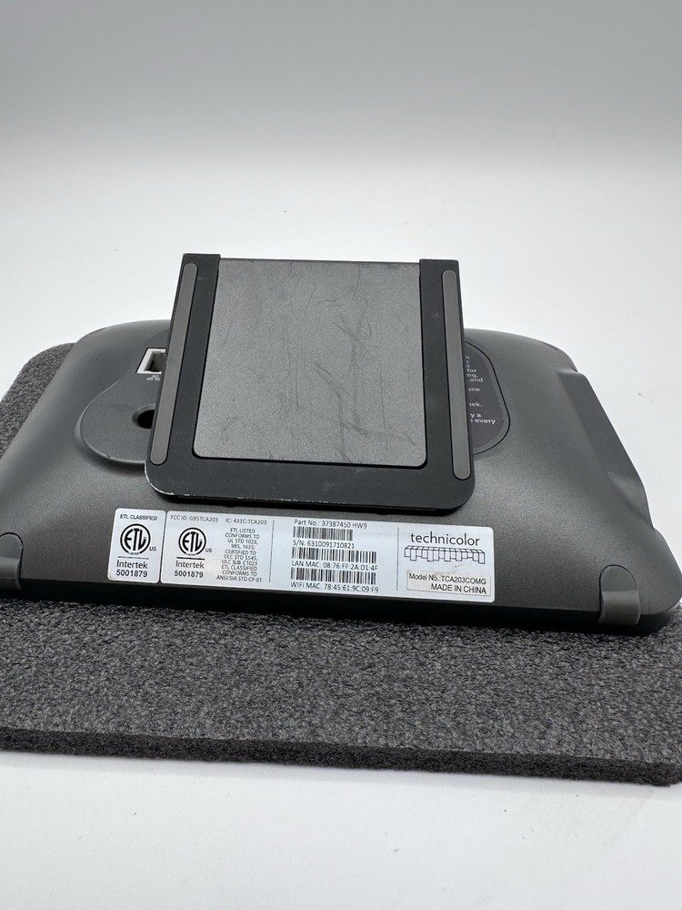 USED - Xfinity Technicolor Intertek TCA203COMG Home Automation Touchscreen