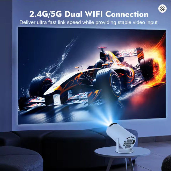 Mini Projector WiFi Bluetooth Android 1080P Portable Home Theater
