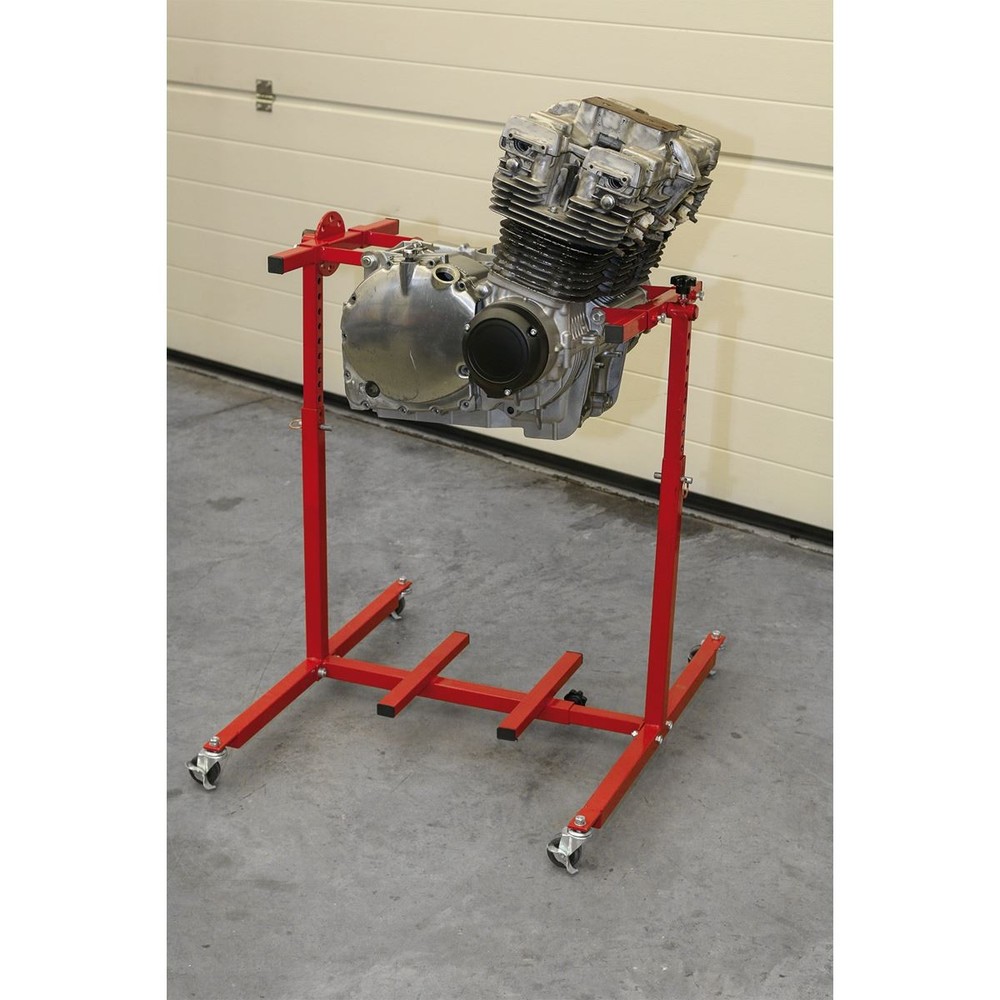 Sealey MES02 Engine Rebuild Stand Multi-Cylinder 75kg Capacity