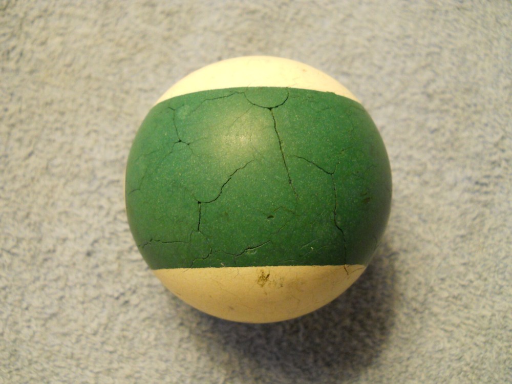 Vintage Clay Billiard Ball- #14
