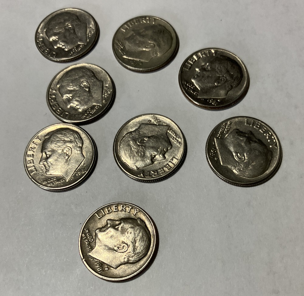 1981 D Roosevelt Dime
