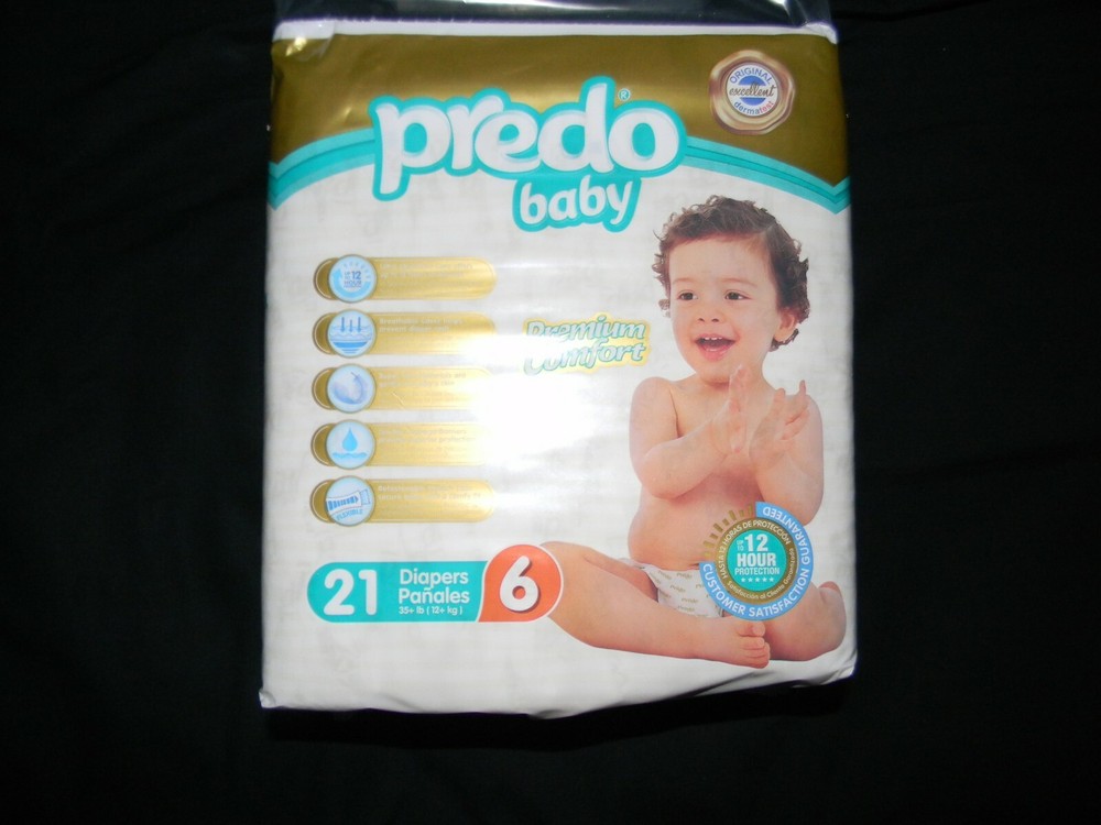 4 sample Predo baby size 6 over 35+Lbs