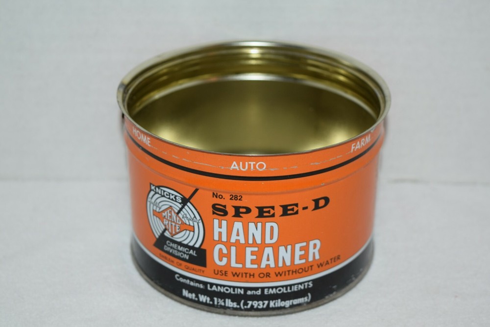 Collectible Knicks Mend Rite Spee-d Hand Cleaner Tin (B)