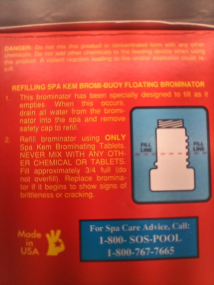 Spa Kem Refillable Floating Brominator