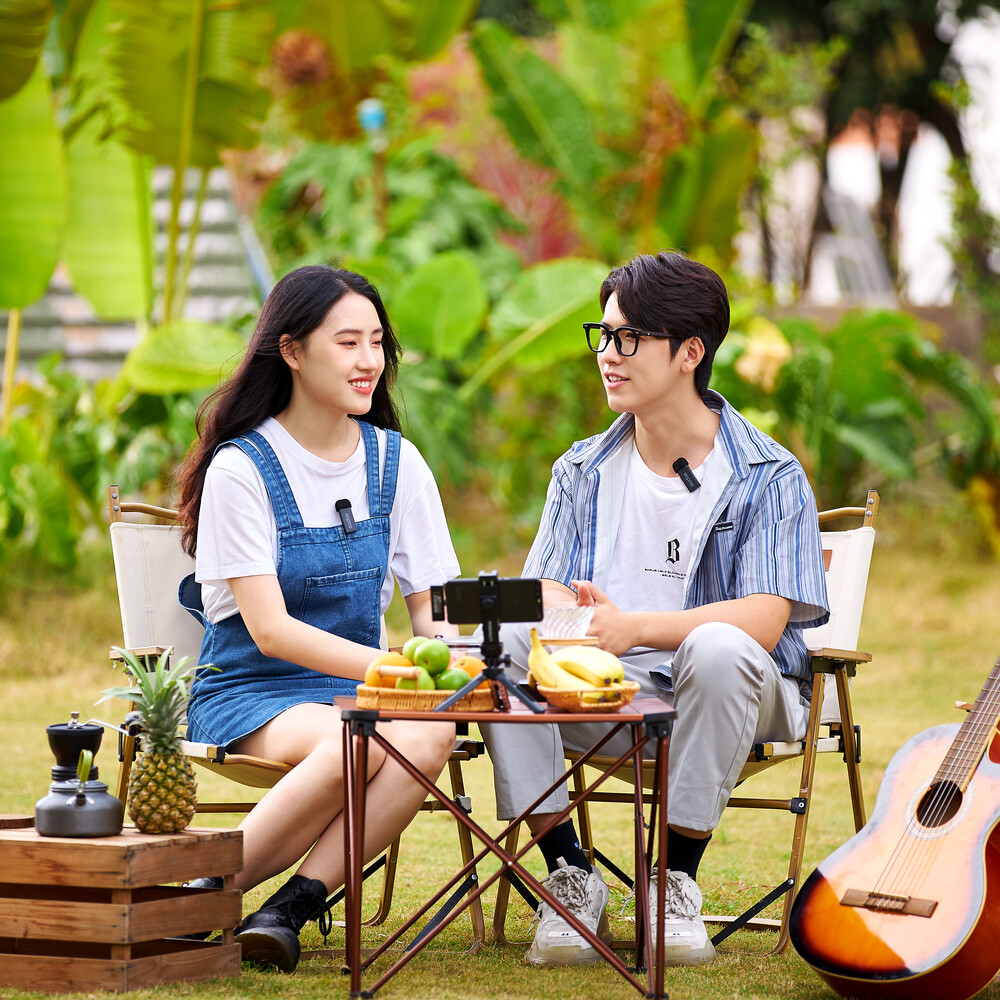 US Godox MoveLink Mini LT Kit2 2*Transmitter+1*Receiver Set Microphone fr iPhone