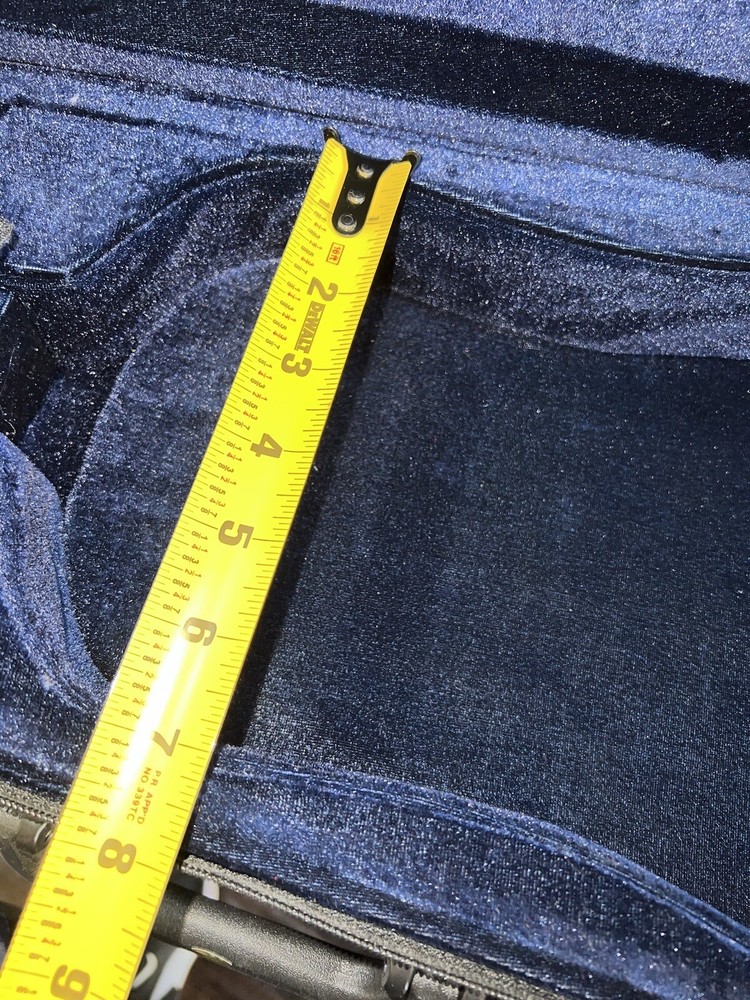 Aileen CSV102 Basic Lightweight Suspension Violin Black Zip Hard Case backpack