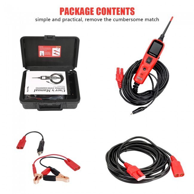 Autel PowerScan PS100 Electrical Circuit System Power Probe Tester Tool 12V/24V