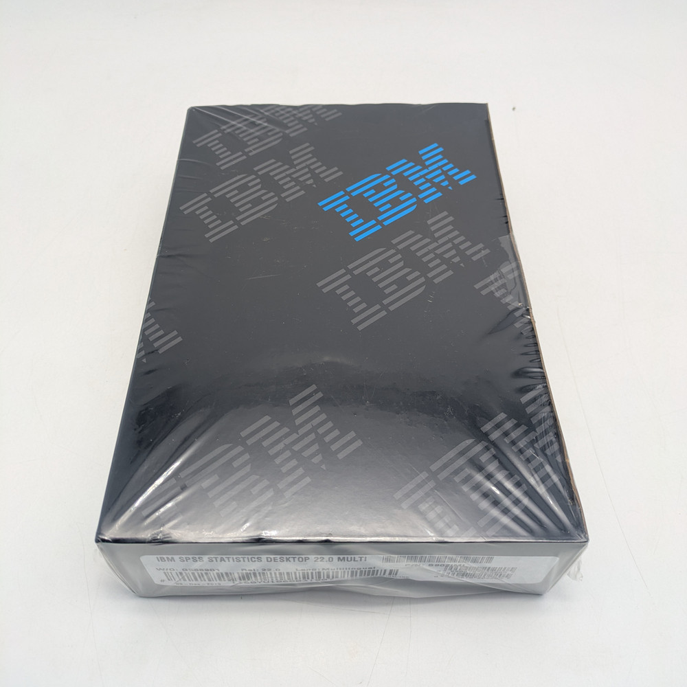 IBM SPSS Statistics Desktop Software DVD For Linux, Mac OS, Microsoft Windows