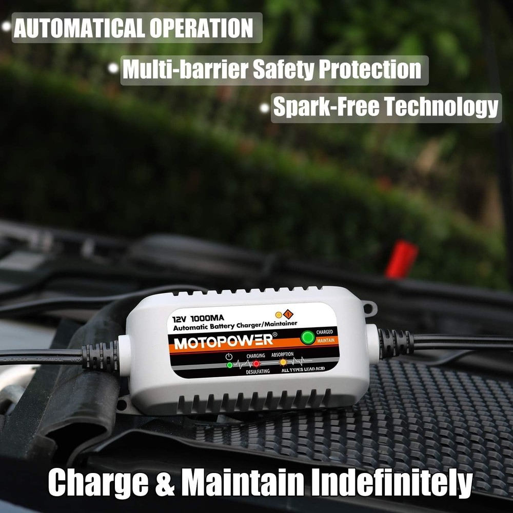 Energy-Saving 12V Battery Charger with Pulse Technology and Timer Protection