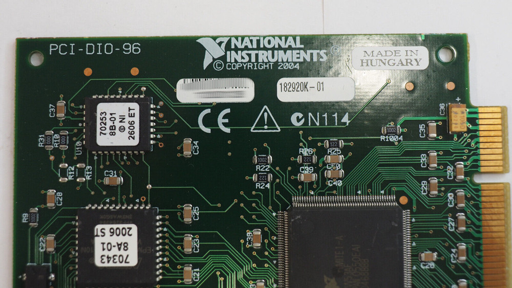NATIONAL INSTRUMENTS PCI-DIO-96 182920K-01 INTERFACE CARD