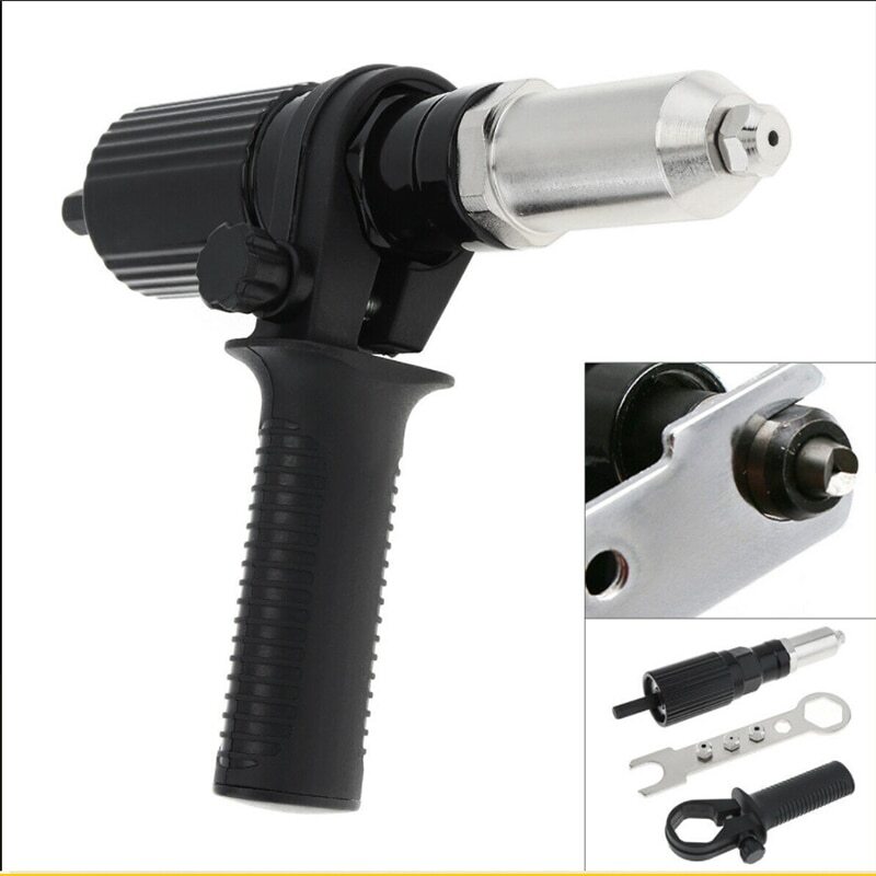 Electric Rivet Nut Gun Machine Core Pull Accessories Riveting Gun Drill Adapter