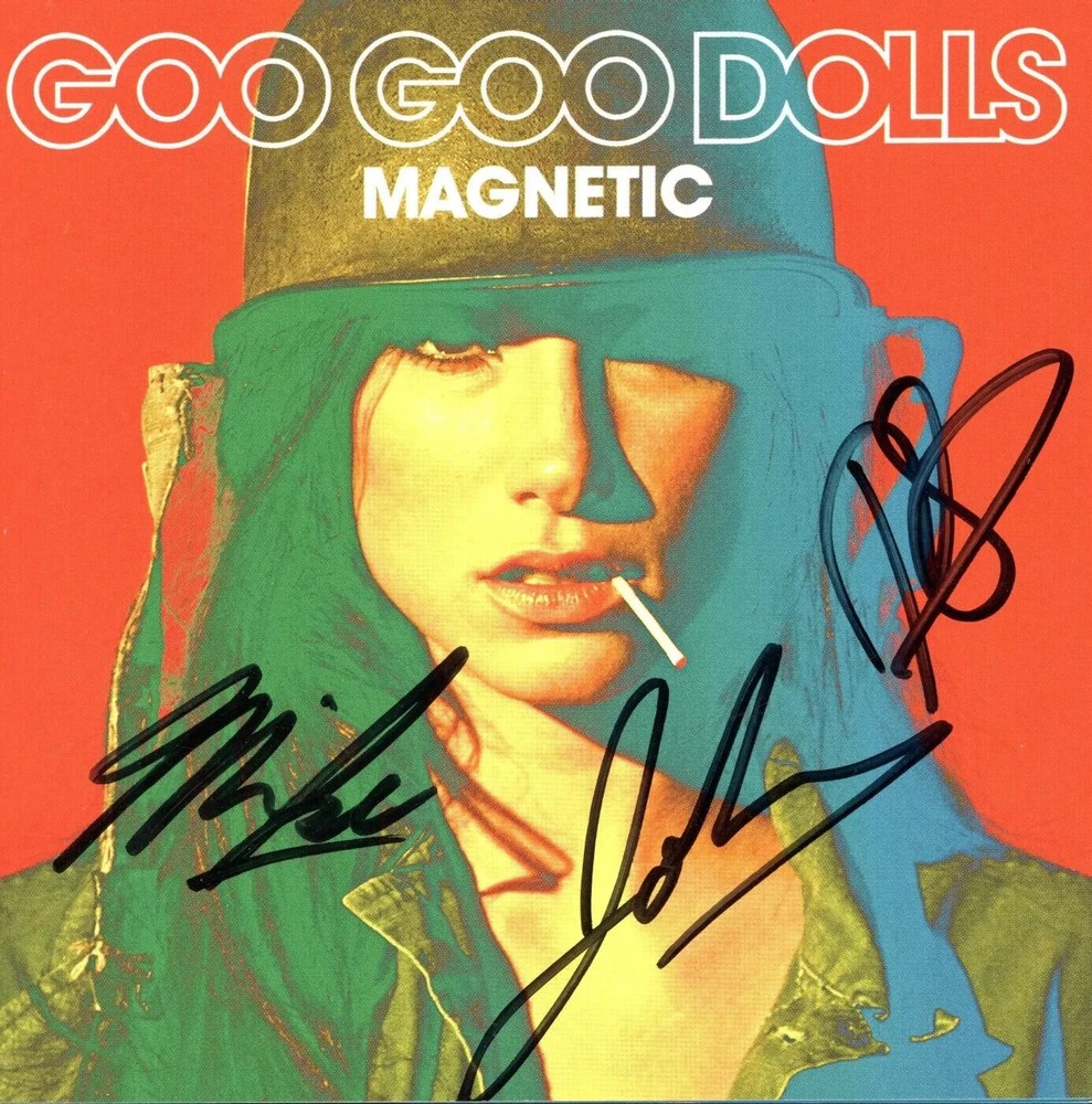 GOO GOO DOLLS " MAGNETIC " Autographed CD SIGNED ACOA Certified