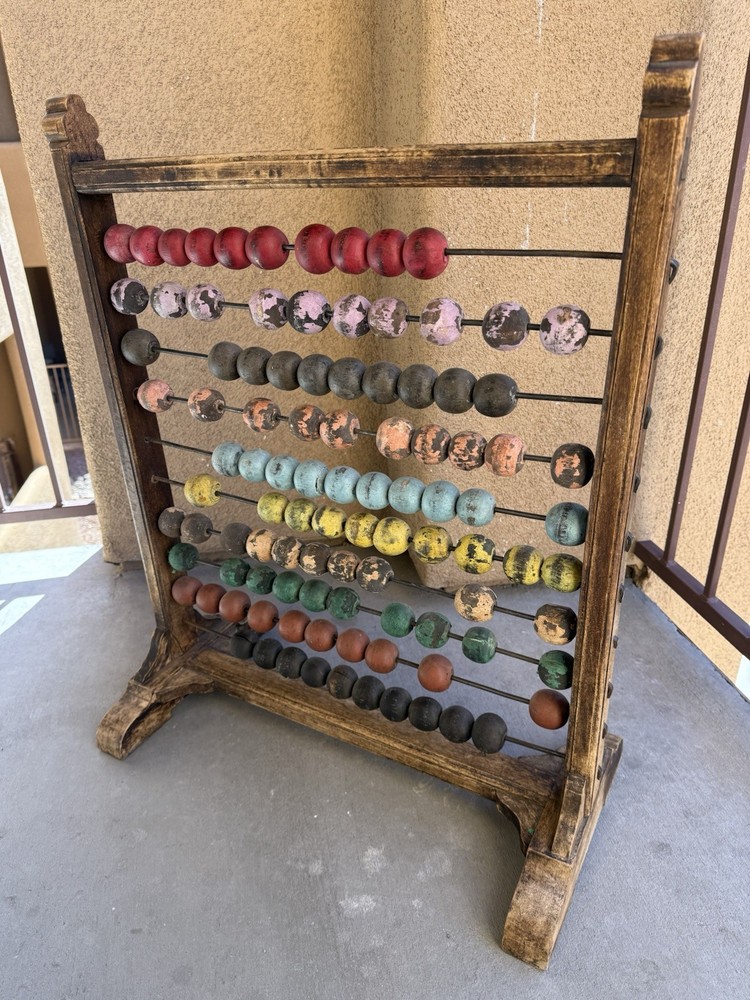 antique abacus Wood Balls