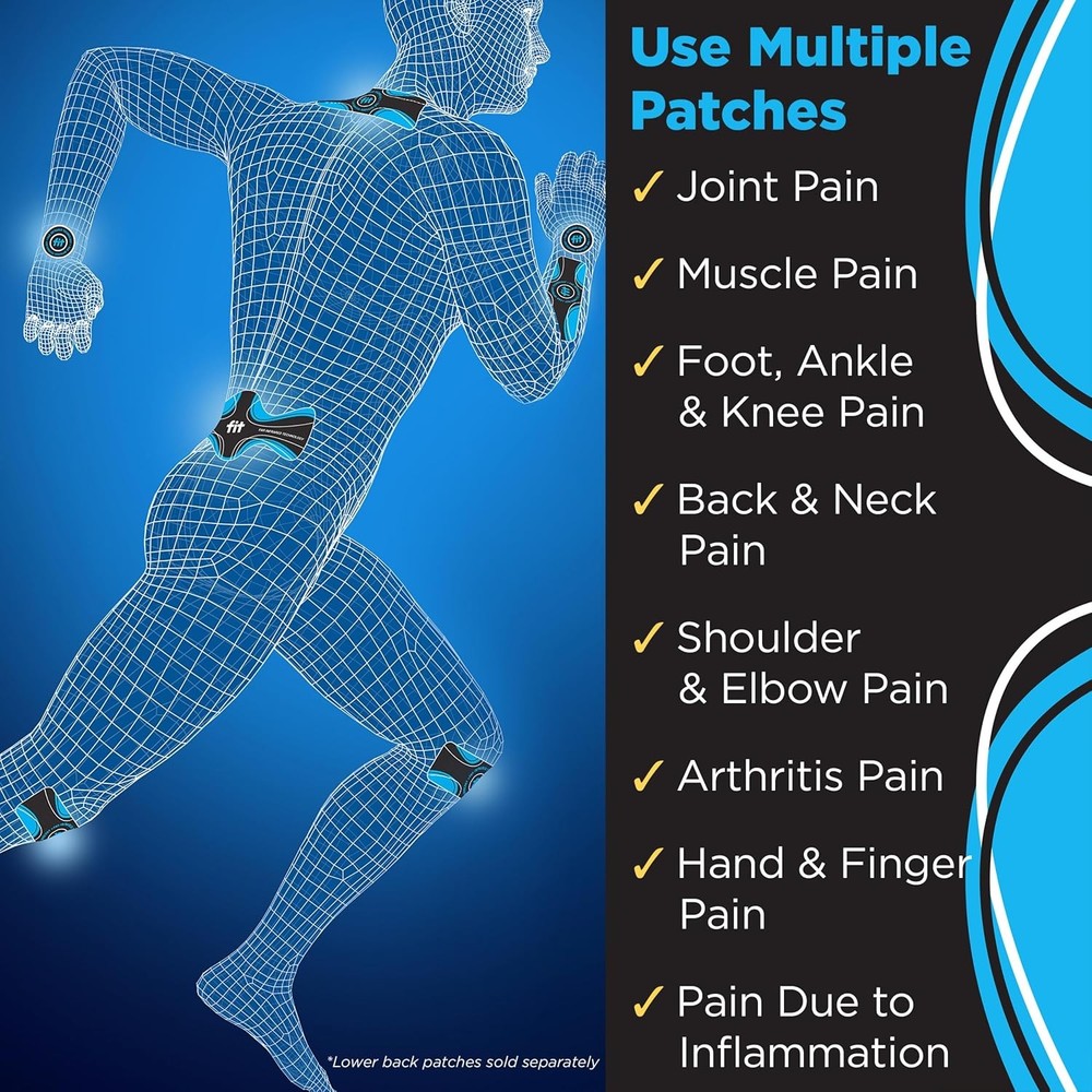 JointFlex FIT Therapy Far Infrared Universal Patch, Supports Continuous Active M