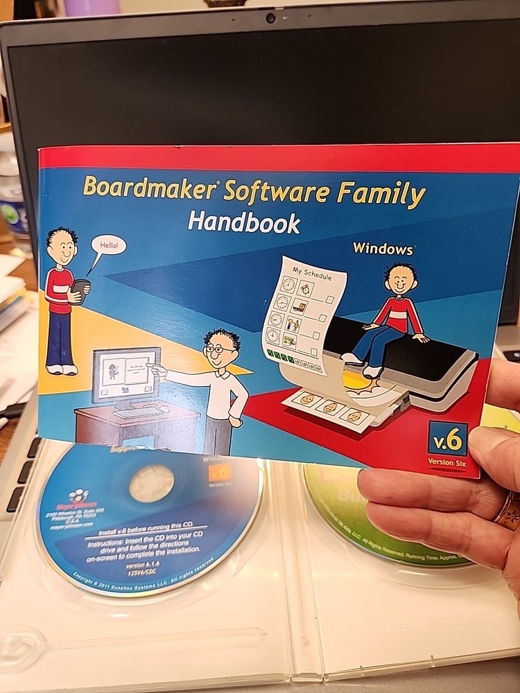 BOARDMAKER Software CD-ROM V.6 + Handbook MEYER-JOHNSON