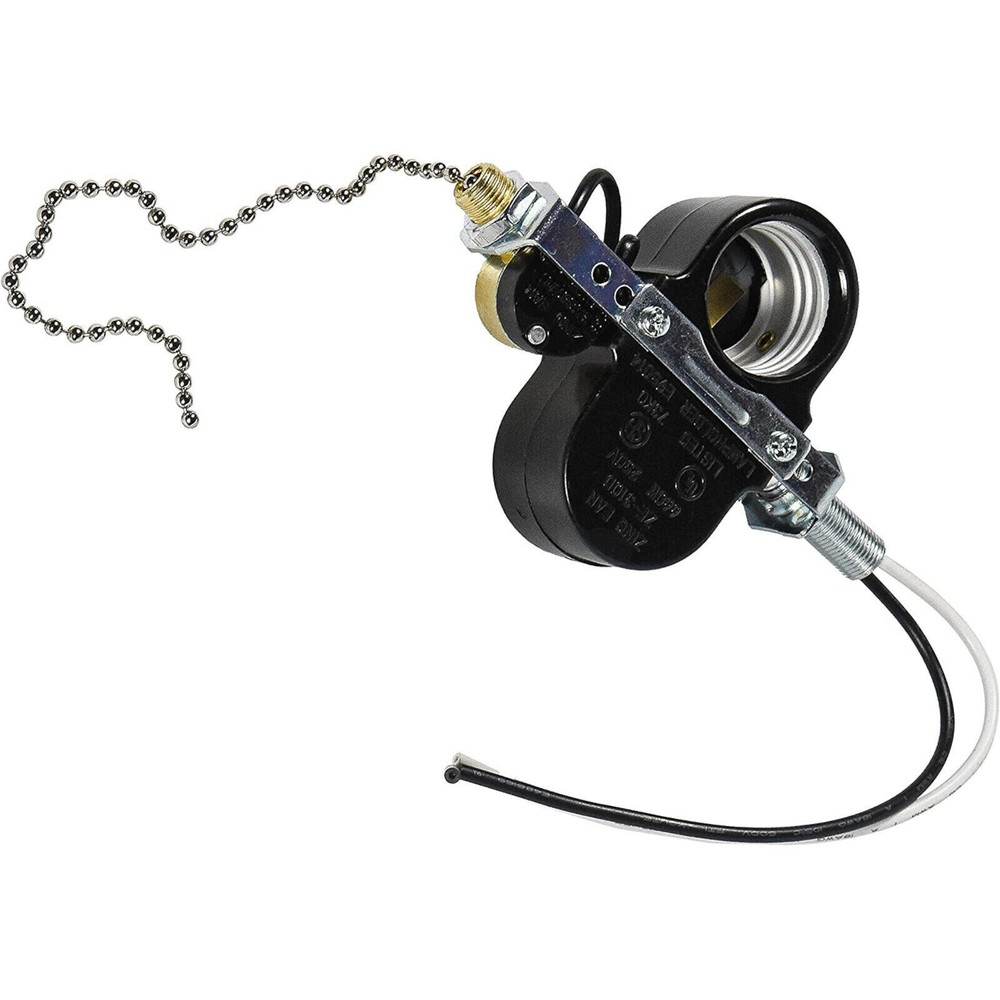 Ceiling Fan 2-Light Socket Switch for Zing Ear ZE-310D ZE-109M Pull Chain Lamp