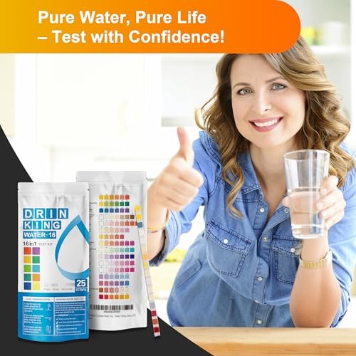 Complete Water Testing Kits for Drinking Water 25 Strips Bag Pack 16 in Well,