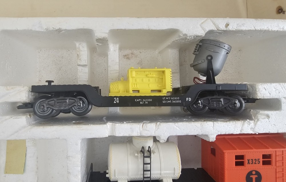 Marx O Scale IC Illinois Central Gulf Freight Work Yardmaster Switcher Train Set