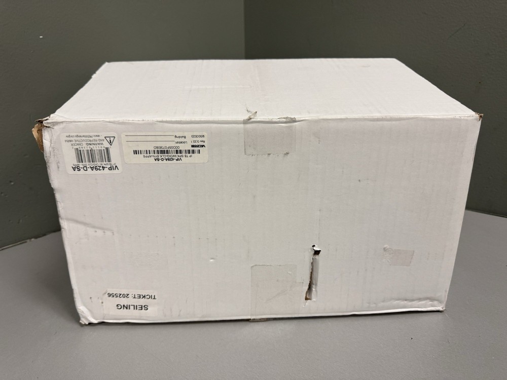 Valcom VIP-429A-D Two-Way Talk Back IP Speaker with Digital Clock