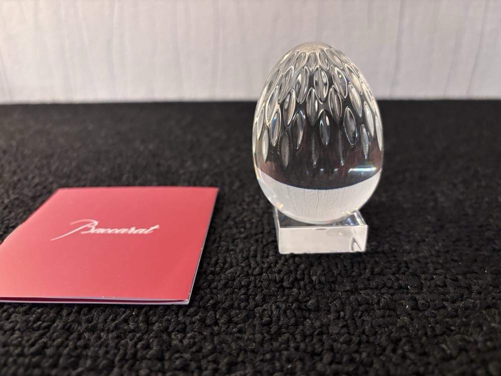 Baccarat Clear Cut Crystal Egg Baccarat Model3