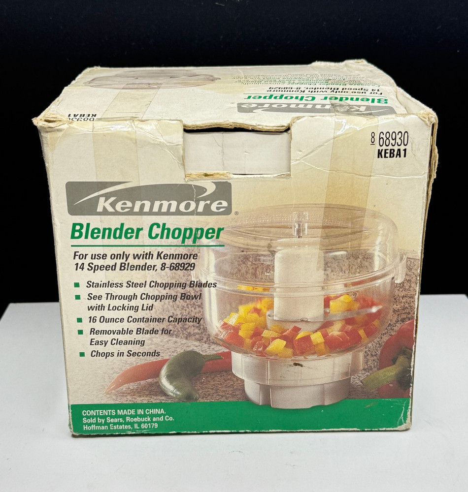 Kenmore Blender Chopper Part SLIGHTLY USED