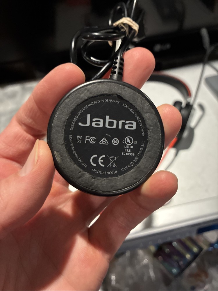 Jabra Evolve 40 Wired Stereo USB Headset HSC017 W/ Controller ENC010