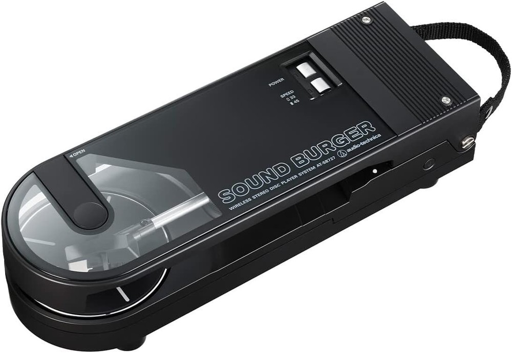 Audio Technica Sound Burger Portable Bluetooth Turntable (Black)