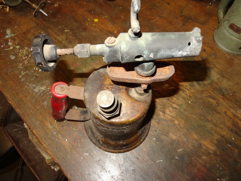 VINTAGE TURNER BRASS WORKS BLOW TORCH